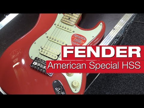 Fender American Special Stratocaster HSS Maple Fiesta Red