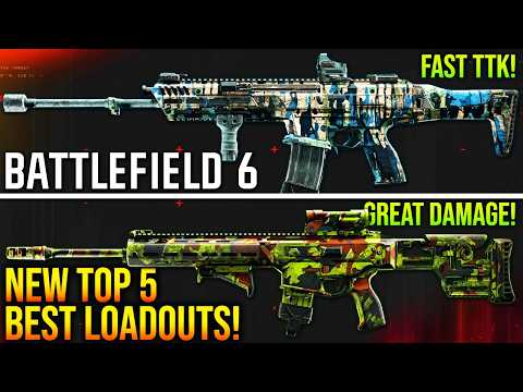 BATTLEFIELD 6: New TOP 5 BEST LOADOUTS In Season 2! (BF6 Best Weapons)