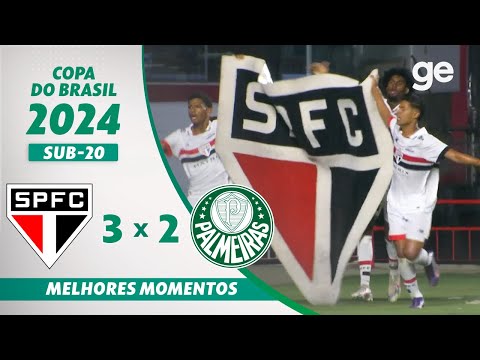 Gols e lances de São Paulo x Palmeiras