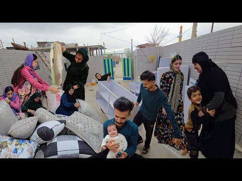 Nomadic life: Meeting a kind nomadic family🥰: Beautiful customs of nomads❣️