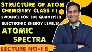 structure of atom class 11 || Evidence for the quantized Electronic Energy Levels : atomic spectra