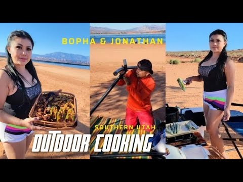 Outdoor Fried Chicken Feet - Pork Stuffed Peppers - Octopus - Red Sandy Beach