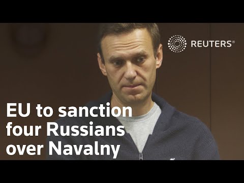 歐盟將因納瓦尼制裁四名俄羅斯人 (EU to sanction four Russians over Navalny)