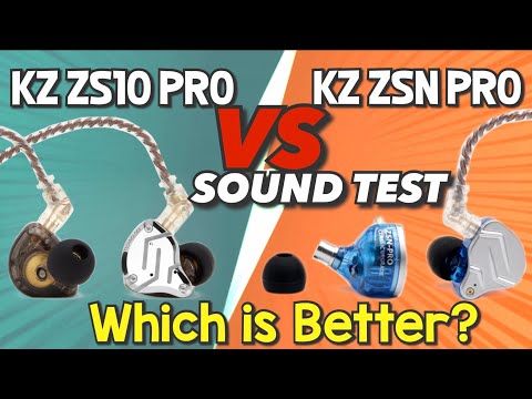 KZ ZS10 Pro VS KZ ZSN Pro Sound Test & Unboxing! | IEM Sound Test