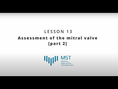 MST Masterclass - Lesson 13 - Assessment of the mitral valve (part 2)