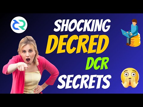The Shocking Decred Coin DCR Secrets | Cryptocurrency New Crypto Token Facts | Trading Guide