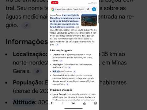 cidade de Lagoa Santa Minas Gerais Brasil