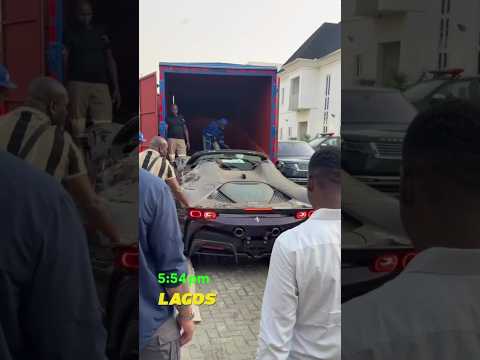 BURNA BOY TAKES DELIVERY OF HIS FERRARI SF90 2026 IN GRAND STYLE! 💰🦍