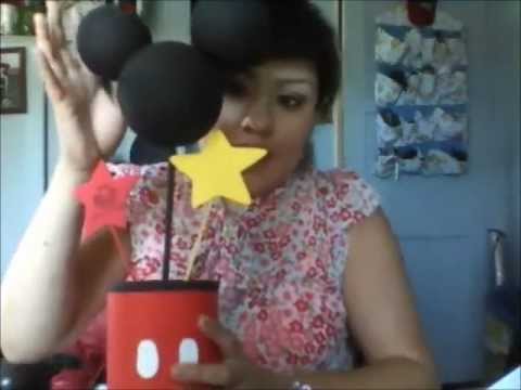 DIY formula can mickey mouse centerpiece idea for...
