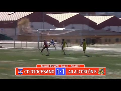 Resumen: CD Diocesano - AD Alcorcón B (2ª RFEF Gr.5 22/23)