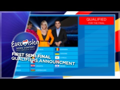 The exciting qualifiers announcement of the first Semi-Final - Eurovision 2020