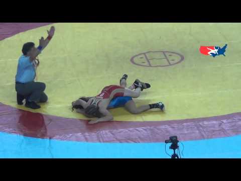 Cadet World W - Kotsareva (RUS) dec. Alo (USA), 56 kg