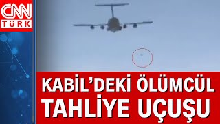 Kabil'deki ölümcül tahliye uçuşu! 2 Afgan sivilin öldüğü tahliye uçuşu