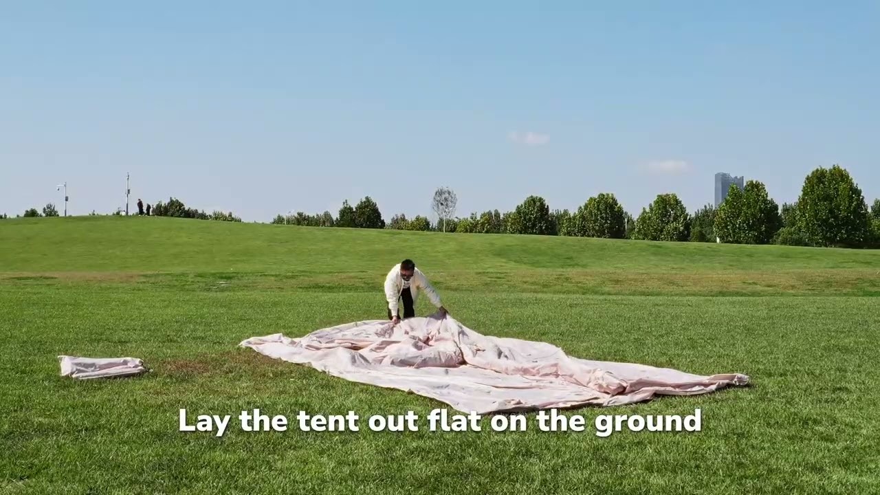 Aboron CQ10 Inflatable Tent Setup Tutorial