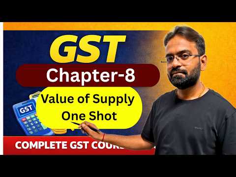 GST Chapter 10 Part 1 ITC Computation of Tax Liability Goods Services Tax for BCom BBA