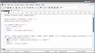 Beginner PHP Tutorial - 160 - Protecting Email with String to Image Part 4
