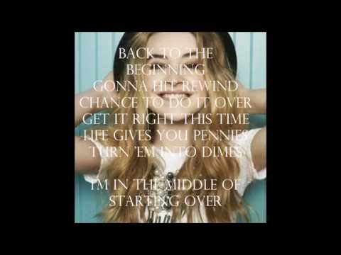 The Middle of Starting Over - Lyric Video