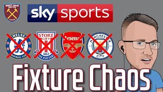 Sky Sports Fixture Change Causing Mayhem For Hammers Fans