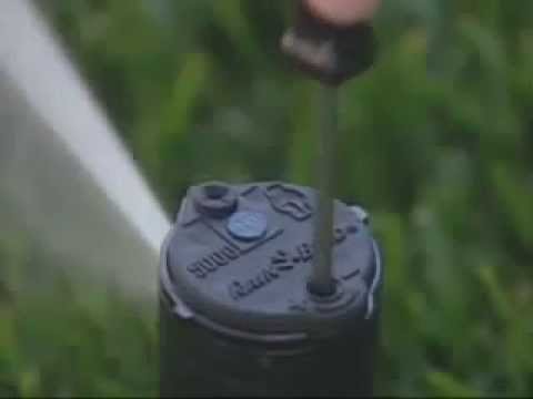 Adjustment a RainBird 5004 Rotor | Arc