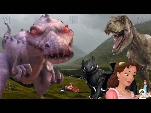 Toothless Helps Rexy Fights Rudy/ Sofia Tiny and Mom Part 7