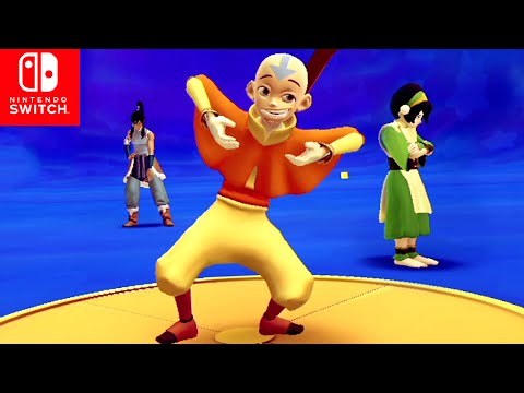 Nickelodeon All-Star Brawl (Switch) - Aang vs. Toph vs. Korra & Arcade Mode - No Commentary Gameplay