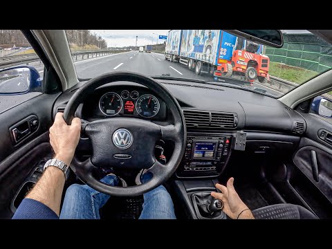 2002 Volkswagen Passat B5 [1.9 TDI 130HP] |0-100| POV Test Drive #1154 Joe Black