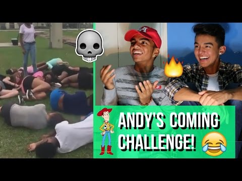 Andy's Coming Challenge #AndysComing TOY STORY Challenge (REACTION)