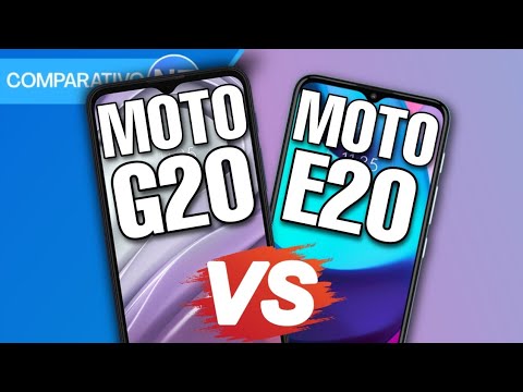 Moto G20 VS Moto E20 | Comparativo