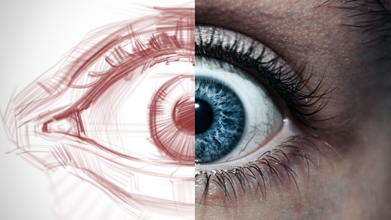 How to Construct Facial Features - Drawing Eyes