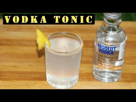 How To Make The Vodka Tonic || Easy Drinks || Absolut Drinks || Best Drinks || Miniature Bartender