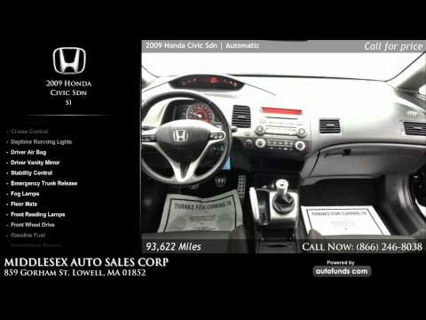 Used 2009 Honda Civic Sdn | MIDDLESEX AUTO SALES CORP, Lowell, MA - SOLD