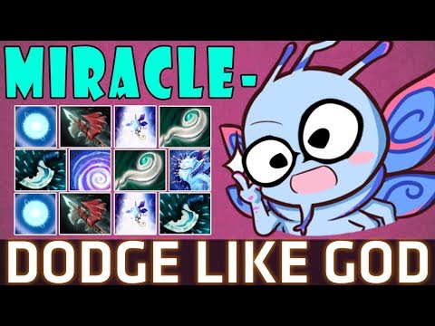 Dota 2 - Miracle- Puck Gameplay 7.07b - DODGE like GOD !!!
