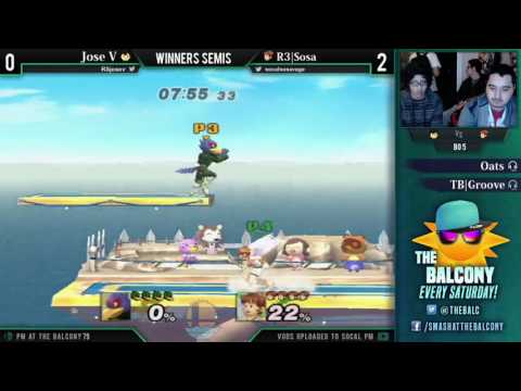 PM @ the Balcony 79 - Winners Semis ft. Jose V (Ness, Falco) VS R3|Sosa (Pit)