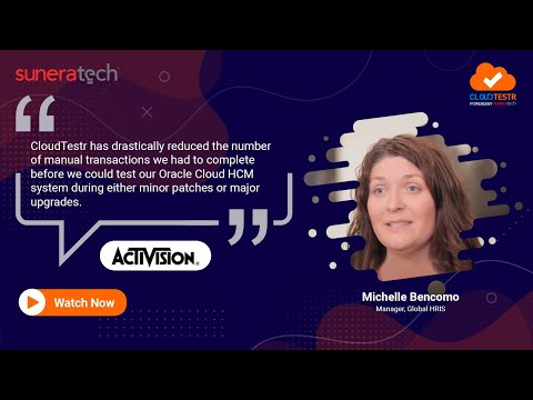 Suneratech automates Activision Blizzard’s testing process using CloudTestr