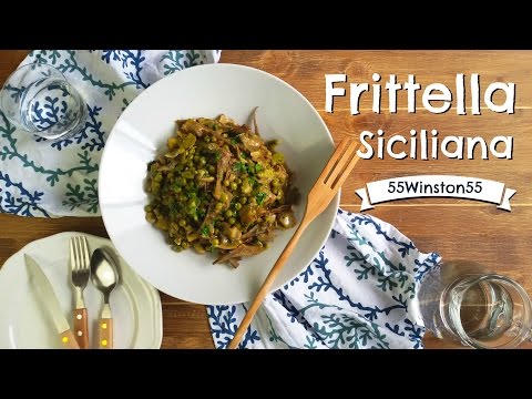 Frittella Siciliana con Fave Piselli e Carciofi | Ricetta Contorno Vegan e Light | 55Winston55