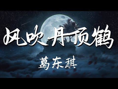 葛东琪 - 风吹丹顶鹤 『瞎了钻 黑灯瞎火也能钻红烧牛角尖 锅里也难明白支棱在草原上的一滴奶 冻开』【動態歌詞Lyrics】【流行】高清音質