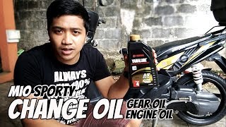 Yamaha MIO Sporty: Changing oil