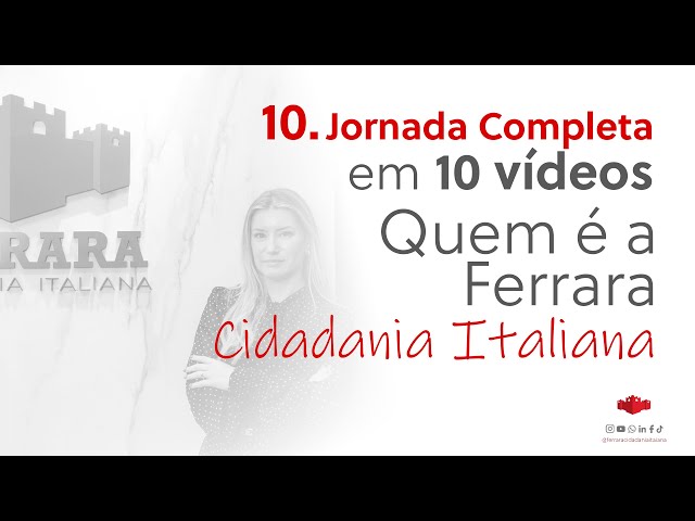 10.  Quem é a Ferrara Cidadania