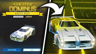BUYING THE*NEW*  TITANIUM WHITE DOMINUS IN THE ROCKET LEAGUE ITEM SHOP!