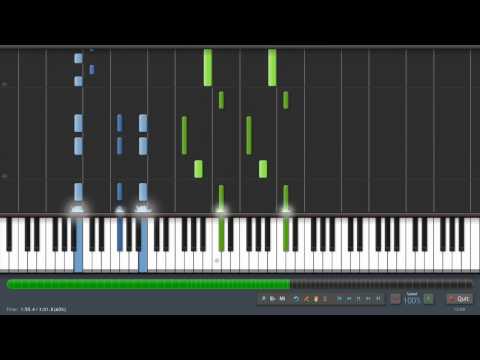Davy Jones - Piano Tutorial (100% Speed) Synthesia + Sheet Music