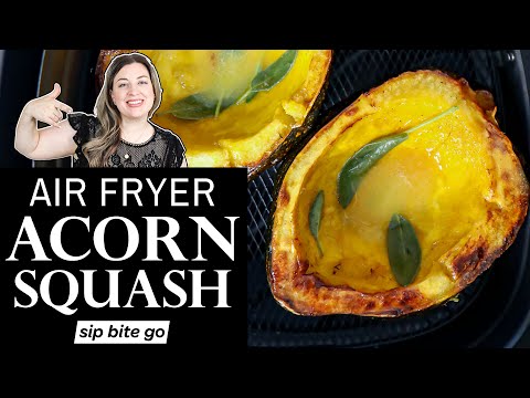 Air Fryer Acorn Squash Recipe (Tasty Easy Side Dish)