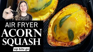 Air Fryer Acorn Squash Recipe (Tasty Easy Side Dish)
