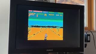 Super hang on Zx spectrum gameplay #sega #zxspectrum #retrogaming