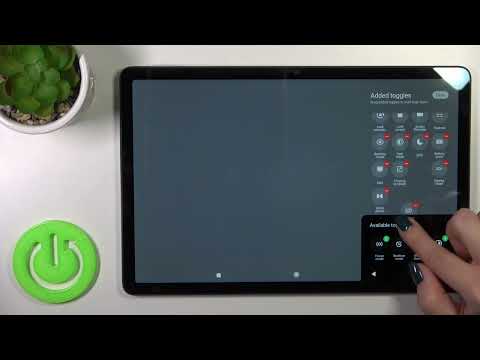 How to Manage Top Menu Shortcuts of Redmi Pad SE - Add Tiles to Top Menu