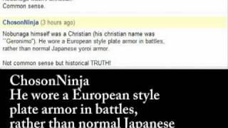 preview picture of video 'ChosonNinja said Nobunaga was Christian'