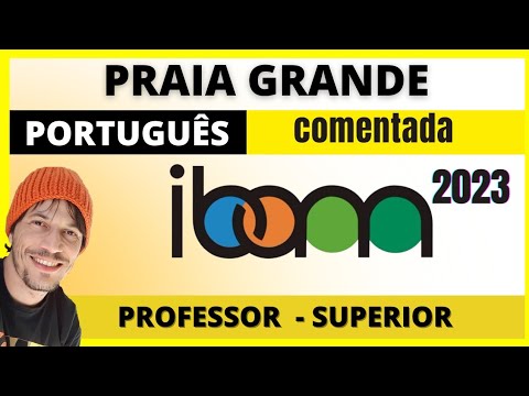 IBAM | Praia Grande | Português Comentada | Professor Adjunto I Ensino Superior