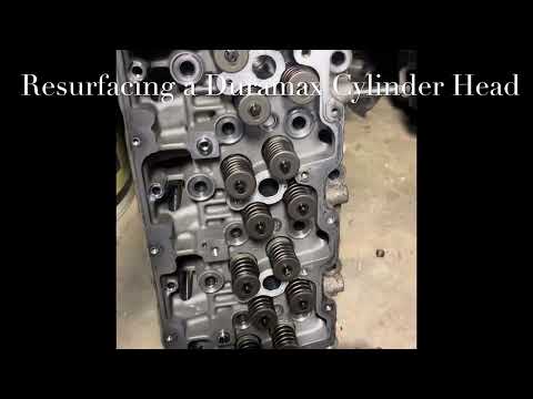 Resurfacing a Duramax 6.6 Cylinder Head