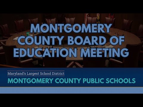 Board of Education Operating Budget Work Session (virtual) - 1/14/21