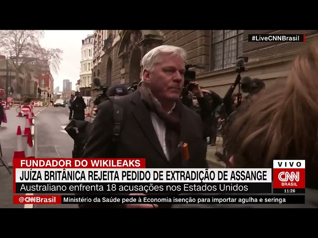 Justiça britânica decide que Julian Assange não será extraditado para os EUA