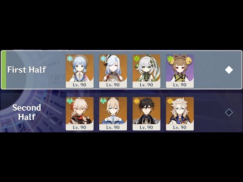 3.4/3.5 Spiral Abyss, No Reaction Elemental Pairs - (Floor 12, 9★)
